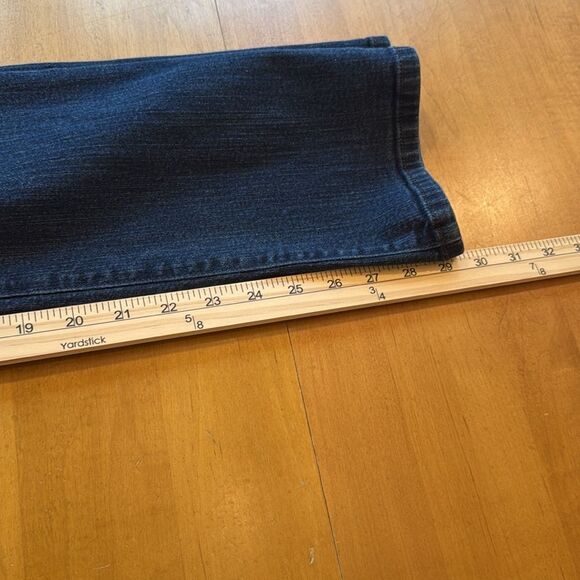 NYDJ Womens Boot-Cut Jeans Dark Wash Sz 10 Lift Tuck Slimming - Picture 11 of 11